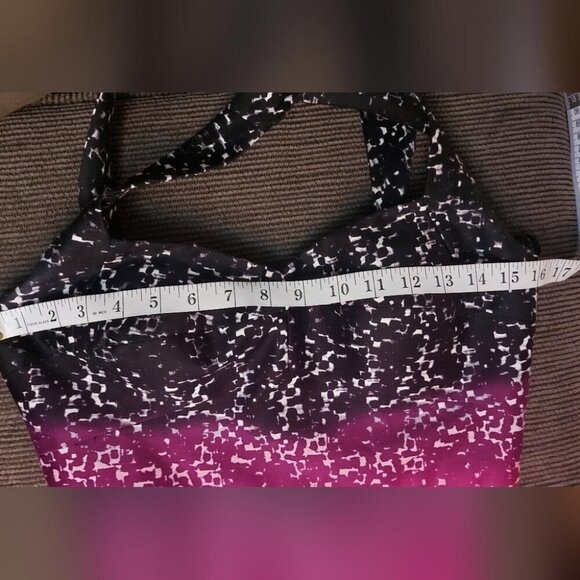 Calvin Klein Ombre Cross-Strap Dress Formal Date Night Wedding Guest Look - Picture 7 of 11